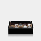 Lucia 10 Piece Watch Box Black - MODALO GmbH