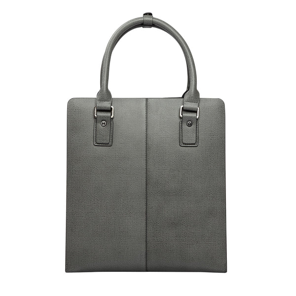 Ledertasche in Grau Business leather bag DUBAI Grey | MODALO