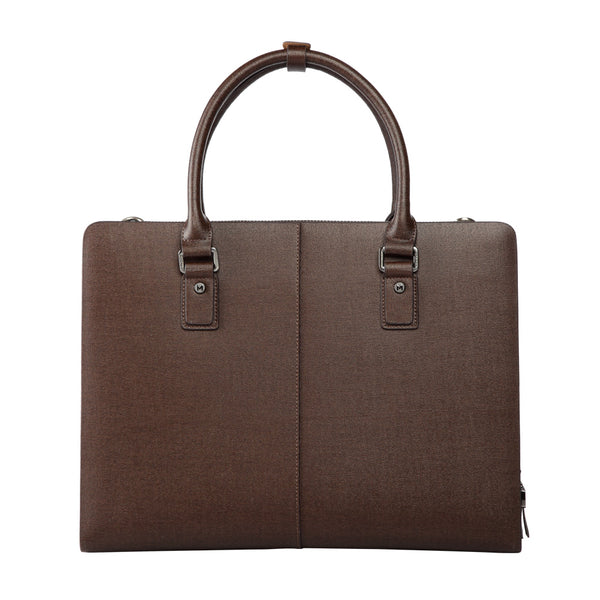 Ledertasche in Braun Business leather bag HONGKONG Brown | MODALO