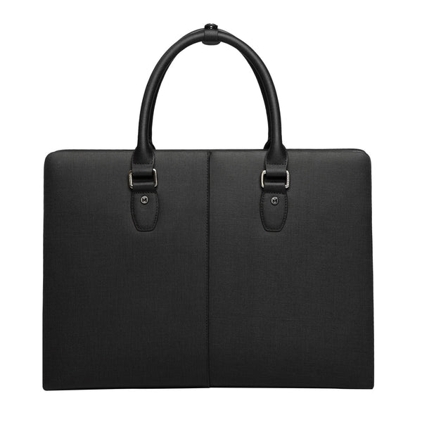 Ledertasche in Schwarz Business leather bag NEW YORK Black | MODALO