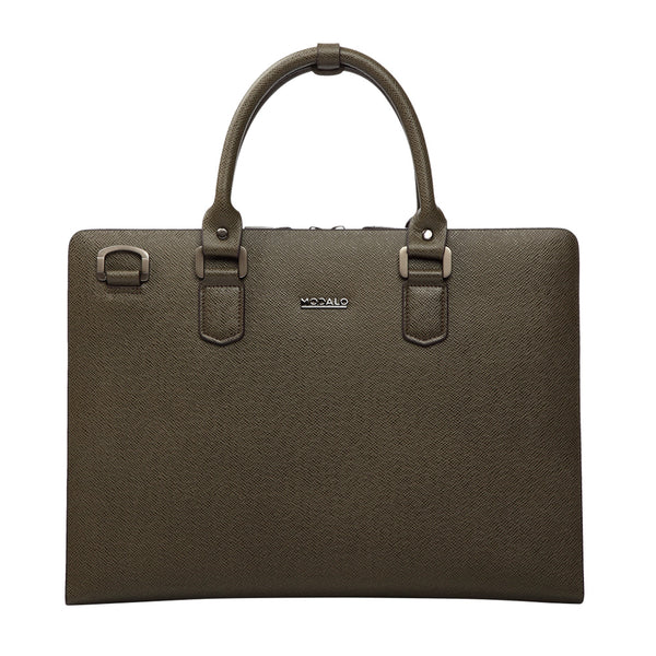 Ledertasche in Taupe Business leather bag NEW YORK Taupe | MODALO